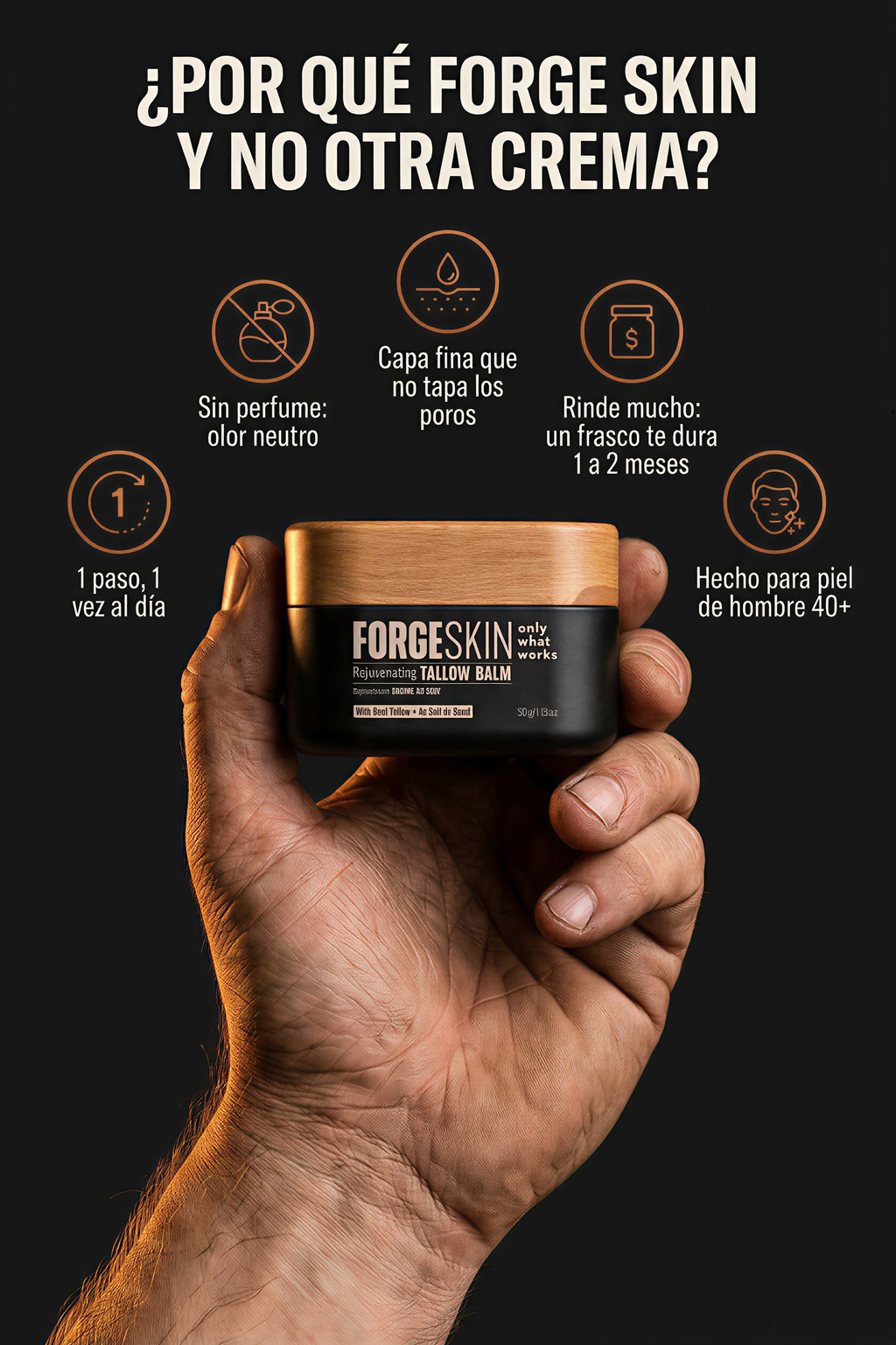 Por qué FORGE SKIN y no otra crema