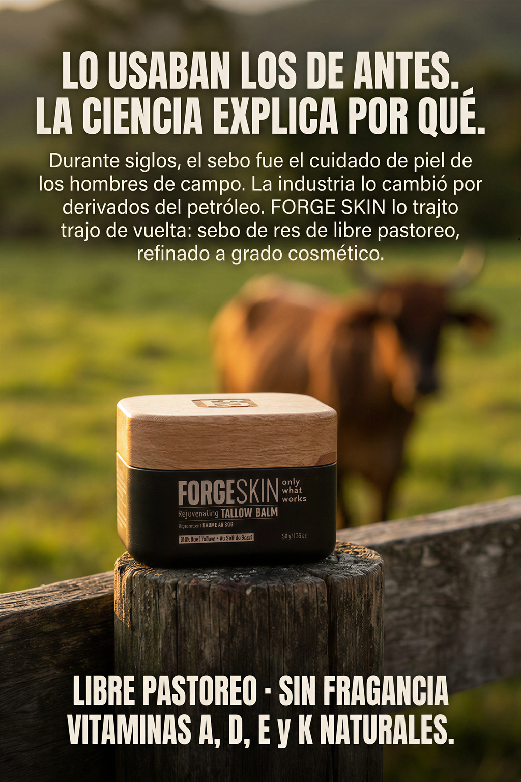 Lo usaban los de antes — sebo de res