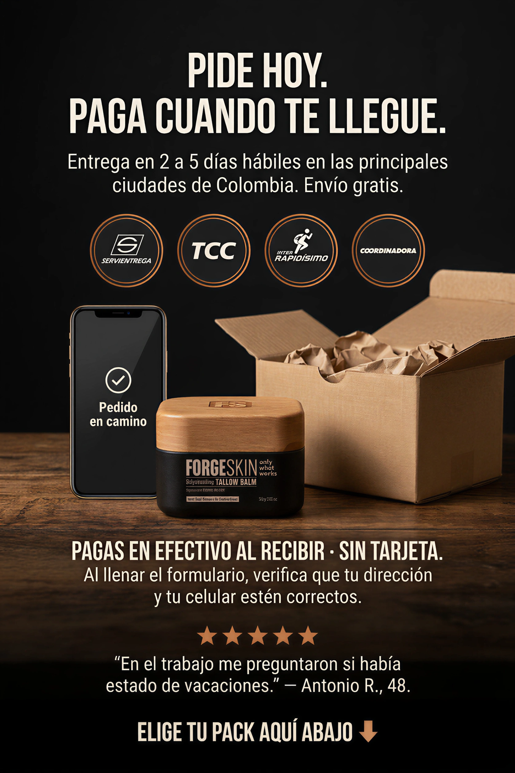 Pide hoy, paga cuando te llegue
